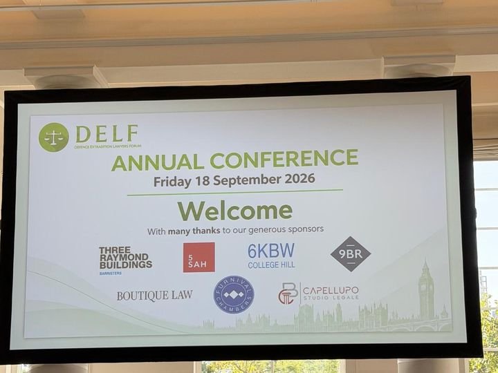 Welcome screen for the DELF Annual Conference, 18 September 2026